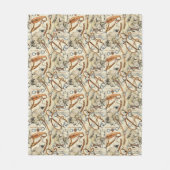 Couverture Polaire Motif d'aquarelle Horse Racing (Devant)