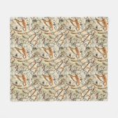 Couverture Polaire Motif d'aquarelle Horse Racing (Devant (Horizontal))