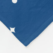 Couverture Polaire Motif Dark Night Sky Stars (Coin)