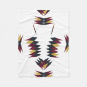 Couverture Polaire Motif d'art autochtone du sud-ouest (Devant)