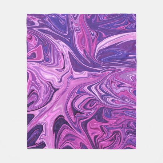 Couverture Polaire Motif d'art Galaxy (Devant)