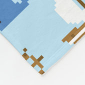 Couverture Polaire Motif d'art maritime Pixel (Coin)