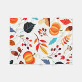Couverture Polaire Motif d'automne Bébé Fleece Blanket Cadeau (Devant (Horizontal))