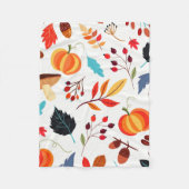 Couverture Polaire Motif d'automne Bébé Fleece Blanket Cadeau (Devant)