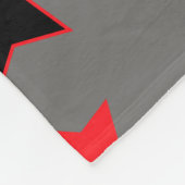 Couverture Polaire Motif d'avions Red Black Grey (Coin)