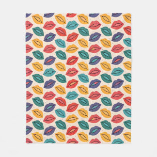 Couverture Polaire Motif de baiser