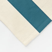 Couverture Polaire Motif de bande bleu, rouge et blanc (Coin)