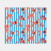Couverture Polaire Motif de bande Crayon Elmo (Devant (Horizontal))