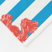 Couverture Polaire Motif de bande Crayon Elmo (Coin)