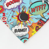 Couverture Polaire Motif de bande dessinée (Coin)