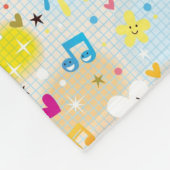 Couverture Polaire motif de bande dessinée d'amusement (Coin)