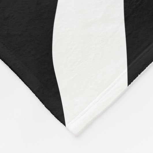 Couverture Polaire Motif de bandes d'impression Zebra (Coin)