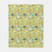Couverture Polaire Motif de barbecue (Devant)