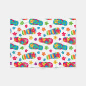 Couverture Polaire Motif de bascules électroniques (Devant (Horizontal))