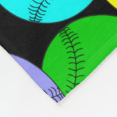 Couverture Polaire Motif de base-ball Fleece Blanket (Coin)