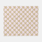 Couverture Polaire Motif de baseball (Devant (Horizontal))
