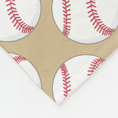Couverture Polaire Motif de baseball (Coin)