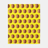 Couverture Polaire Motif de basketball orange, (Devant)