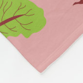 Couverture Polaire Motif de betteraves (Coin)