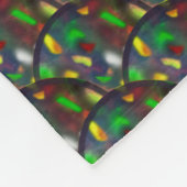 Couverture Polaire Motif de bijoux Black Opal moderne (Coin)