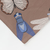 Couverture Polaire Motif de bogues (Coin)