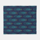 Couverture Polaire Motif de bord Jagged (Devant (Horizontal))