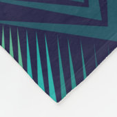 Couverture Polaire Motif de bord Jagged (Coin)