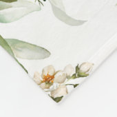 Couverture Polaire Motif de bouquet de fleurs Red Peony (Coin)