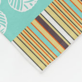 Couverture Polaire motif de Bruit-art - cousant (Coin)