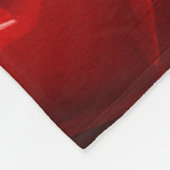 Couverture Polaire Motif de bulle Red Hearts (Coin)