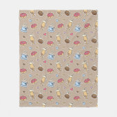 Couverture Polaire Motif de café (Devant)