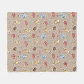 Couverture Polaire Motif de café (Devant (Horizontal))