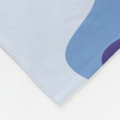 Couverture Polaire Motif de camouflage bleu (Coin)