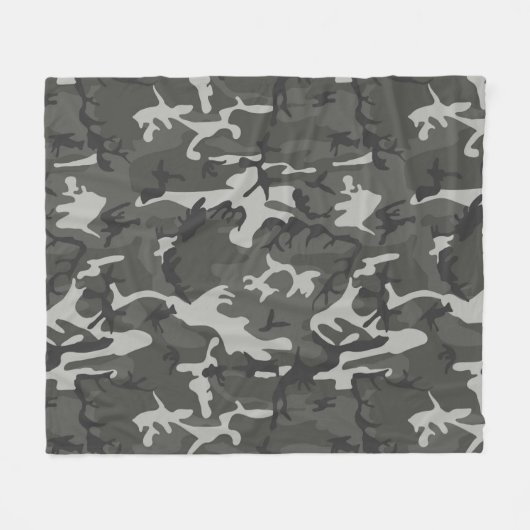 Couverture Polaire Motif de camouflage urbain (Devant (Horizontal))