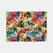 Couverture Polaire Motif de caractères couleur miquille (Devant (Horizontal))