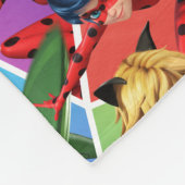 Couverture Polaire Motif de caractères couleur miquille (Coin)