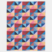 Couverture Polaire Motif de Carré de surface (Devant)