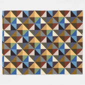 Couverture Polaire Motif de Carré de surface (Devant (Horizontal))