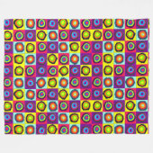 Couverture Polaire motif de cercles (Devant (Horizontal))