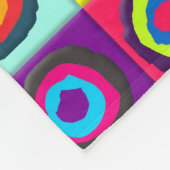 Couverture Polaire motif de cercles (Coin)