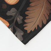 Couverture Polaire Motif de champignons Boho Woodland (Coin)