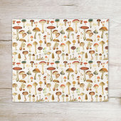 Couverture Polaire Motif de champignons vintages