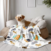 Couverture Polaire Motif de chats mignons
