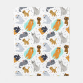 Couverture Polaire Motif de chats mignons (Devant)