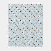Couverture Polaire Motif de chiens (Devant)