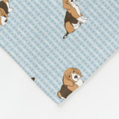 Couverture Polaire Motif de chiens (Coin)