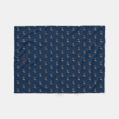 Couverture Polaire Motif de chiens Beagles amusants (Devant (Horizontal))