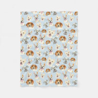 Motif de chiot d'aquarelle