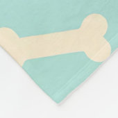 Couverture Polaire Motif de chiots mignons (Coin)