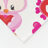Couverture Polaire Motif De Chouettes, Chouettes Mignonnes, Chouettes (Coin)